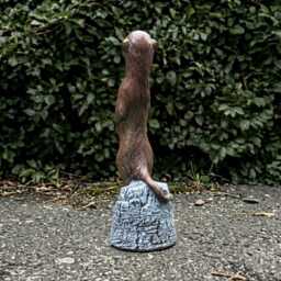 Outdoor Meerkat Statue Concrete Sculpture Cement Animal Decoration Handmade Ornament Front Door Figurine Meerkat Lover Gift - thumbnail 4