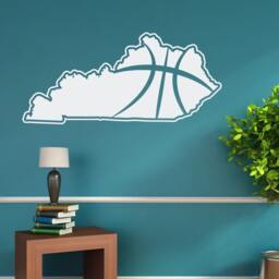 Kentucky Basketball Vinyl Wall Decal - Sports Fan Art - thumbnail 1