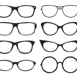 Glasses With Name, Geek Nerd Love Wall Decal, Bedroom Living Room Stickers, Reading Decor - thumbnail 3