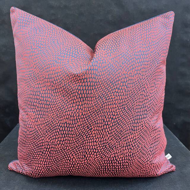 Verel De Belval Kooris Contemporary Luxury Designer Red Blue Cushion Pillow Cover - image 1