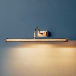Raw Brass Picture Light Mid-Century Modern Wall Sconce - 24 - thumbnail 2