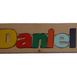 Personalize Wooden Toy, Frree Engraving Message, Personalize Puzzle Name - thumbnail 2