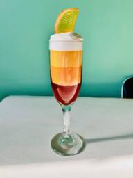 Orange Gelatin Dessert Sculpture/ Dopamine Decor/ Maximalist Pop Art/ Faux Cocktail/ Fake Food/ Food Bake/ Jelly Cake