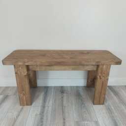 Solid Wood Bench - Many Colours. Unique Design. Handmade - thumbnail 4