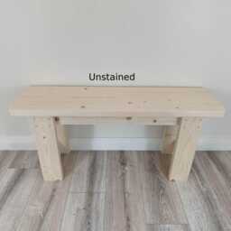 Solid Wood Bench - Many Colours. Unique Design. Handmade - thumbnail 4