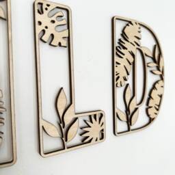Wild Sign - Nursery Decor Name Safari Wall Art Personalised Jungle Themed - thumbnail 3