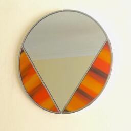 Art Deco Round Mirror - Africa - thumbnail 2