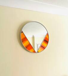 Art Deco Round Mirror - Africa
