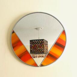 Art Deco Round Mirror - Africa - thumbnail 4