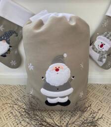 Custom Personalised Santa Clause Christmas Sacks - Xmas Present - The Couture Cushion