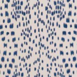 Brunschwig Fils Les Touches Blue Pillow Cover Cotton Throw - thumbnail 2