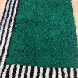 Moroccan Rug 4x6 - Rugs For Living Room Handmade Beni Ourain Wool Bedroom Berber Rug- Azilal Area Rugs - thumbnail 4