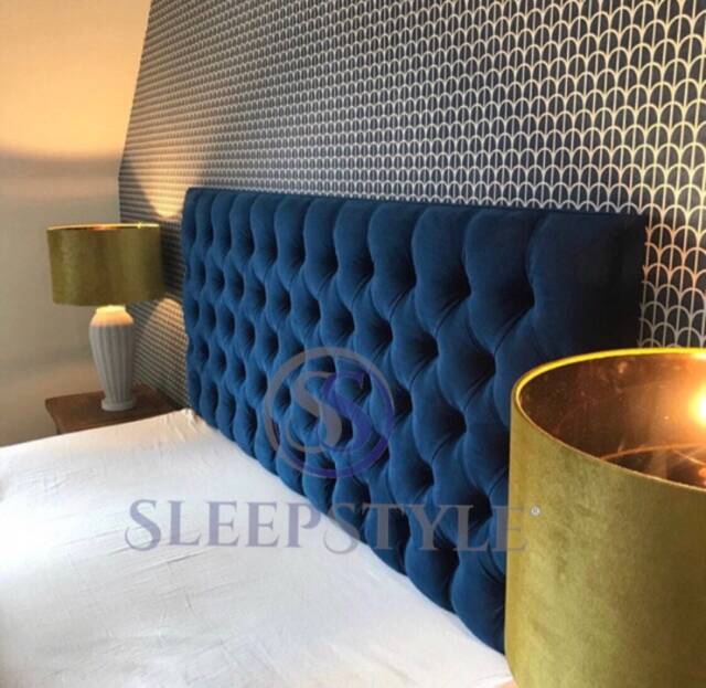 Classic Chesterfield Headboard Available in Various Sizes & Colors - image 1