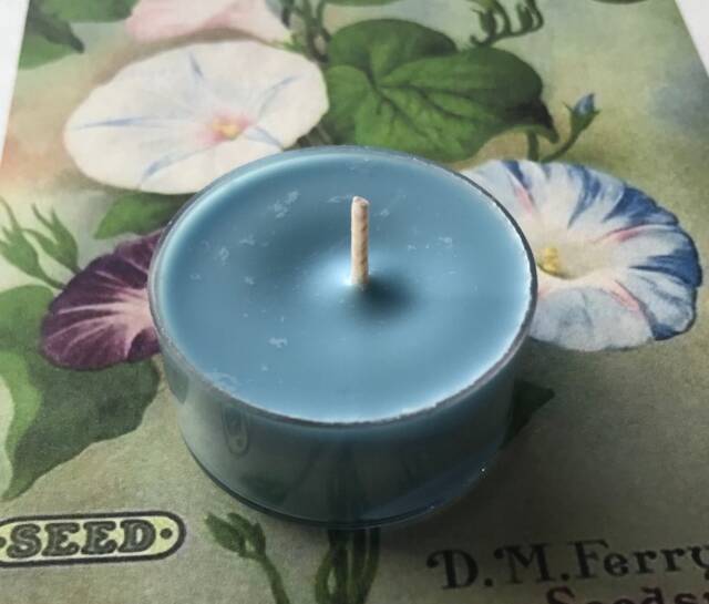 Morning Glory & Honeysuckle Scented Soy Candle Tealights Rustic Farmhouse Home Decor - image 1