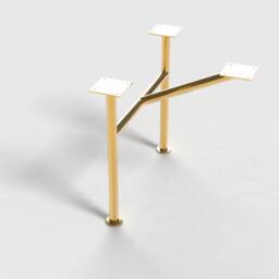 12'' Gold Funiture Legs For Cabinet & Coffee Table - thumbnail 4
