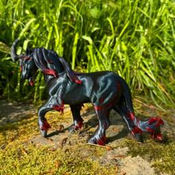 Shadowrunner Unicorn 3D Printed Figure 17cm X 14cm - thumbnail 4