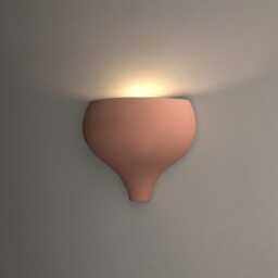 Handmade Ceramic Wall Sconce, Scandinavian Bedside Plug-In Light Fixture, Japandi Minimalist Style - Semimo - thumbnail 2