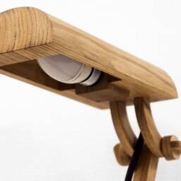 Adjustable Wooden Desk Lamp, Oak, Ash Or Walnut Table Modern Minimalist Light, Flexible Reading Lamp For Office Bedside - thumbnail 3