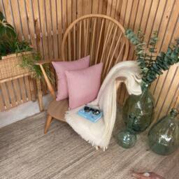 Red Thin Stripe Scatter Cushion, Green Cushion, Stripe Cushions, Cushionsl - thumbnail 3