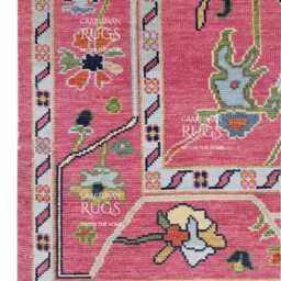 Exquisite Pink Oushak Style Hand Knotted Rug 4x6, 5x8, 6x9, 8x10, 9x12, 10x14 Ft Handmade Rugs For Living Room - Contemporary - thumbnail 4