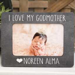 Grandpa Picture Frame Gift Idea Personalized Grandfather Photo I Love My Custom Baby - thumbnail 4