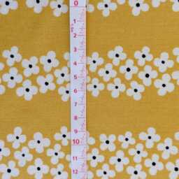Handmade Floral Lampshade Mustard Yellow Retro Japanese Cotton/Lamp Or Ceiling Fitting - thumbnail 3
