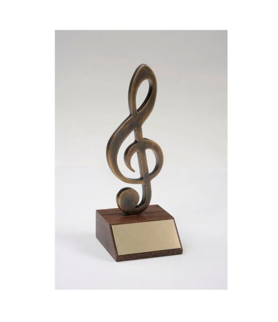 Bronze Sol Key, Sol Key, Musical Key, Note Symbol, Gift Idea, Personalized Award Gift - image 1