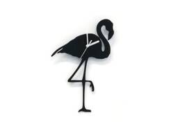 Flamingo Silhouette Wall Clock, Kids Nursery Room, Teens Baby Room - Clock - thumbnail 1