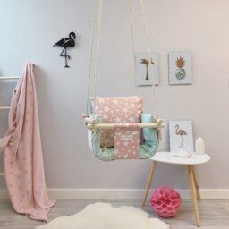 Flamingo Silhouette Wall Clock, Kids Nursery Room, Teens Baby Room - Clock - thumbnail 2