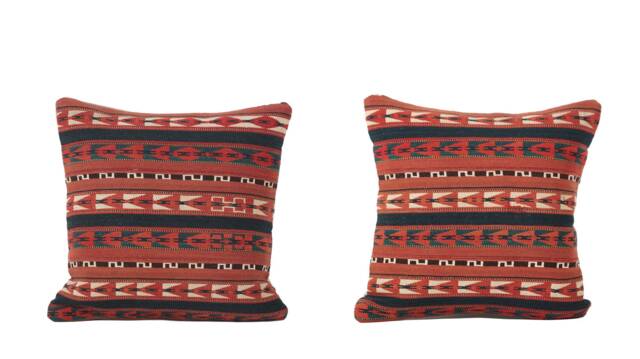 Set Of 2 Pcs, Kilim Pillow Cover, Vintage Pillow, 20.08 X 20.08 - image 1