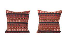 Set Of 2 Pcs, Kilim Pillow Cover, Vintage Pillow, 20.08 X 20.08 - thumbnail 1