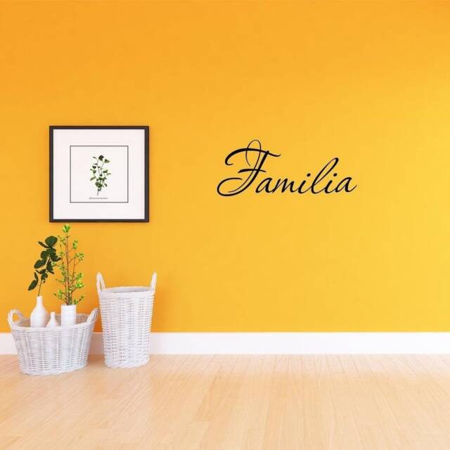 Vwaq Familia Wall Decal Family Quote Home Decor Art Sticker - 123 - image 1