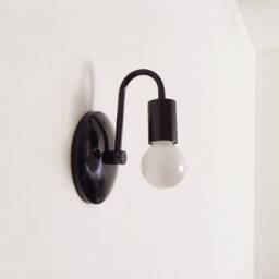 Modern Wall Sconce - Petite Arched Vanity Lighting Bathroom Entryway Kitchen Light Living Room Ul Listed - thumbnail 3