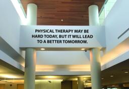 Physical Therapy Quote, Wall Art, May Be Hard Today, But It Will Lead To A Better Tomorrow Decal 135 - thumbnail 1