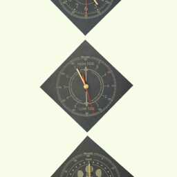 3 Part Laser Engraved Time, Tide & Moon Phase Slate Wall Clock 20cm X Each Diamond Format - thumbnail 3