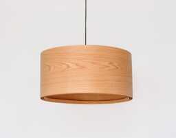 Oak Wood Pendant Light, Farmhouse Chandelier, Kitchen Island Light - thumbnail 1