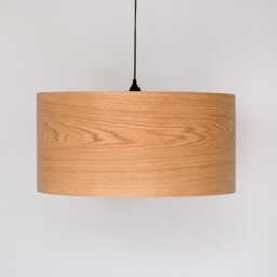 Oak Wood Pendant Light, Farmhouse Chandelier, Kitchen Island Light - thumbnail 3