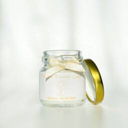 Thank You Communion Favorous Gift Candle, Wedding Gift, Pierwsza Komunia, Confirmation, Christening 50Ml - thumbnail 3