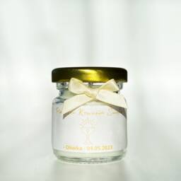 Thank You Communion Favorous Gift Candle, Wedding Gift, Pierwsza Komunia, Confirmation, Christening 50Ml - thumbnail 2