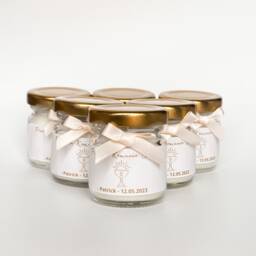 Thank You Communion Favorous Gift Candle, Wedding Gift, Pierwsza Komunia, Confirmation, Christening 50Ml - thumbnail 1