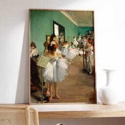 Degas Ballet Painting, Dance Class Canvas Print, French Art - thumbnail 3