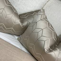"Taupe Cushion Cover 12"" X 20" - thumbnail 4