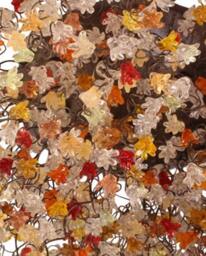 Flush Mount Elegant Ceiling Light With Warm Color Flowers For Kitchen, Living Room Or Dining Room - thumbnail 2