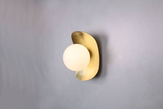 Brass Wall Sconce - Lighting , Vanity Light Fixture, Black - image 1