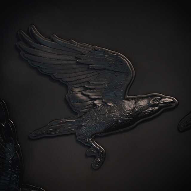 Lenore - The Mournful Raven - Gothic Wall Plaque Home Decor Gallery By Blackened Teeth - image 1