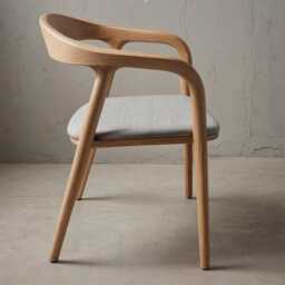 Dining Chair, Wood Accent For Room, Patio, Terrace, Bedroom & Lounge, Mid Century - thumbnail 2