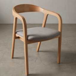 Dining Chair, Wood Accent For Room, Patio, Terrace, Bedroom & Lounge, Mid Century - thumbnail 3
