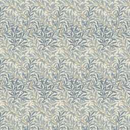 Custom Made William Morris Willow Bough Azure Blackout Lining Curtains 3 - thumbnail 2