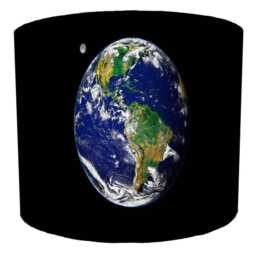 Outer Space Solar System Drum Lampshade For Ceiling Light Pendants Or Table Lamp Bases - thumbnail 3