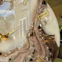 Elegant Resin Wall Clock 17, 7 - thumbnail 3